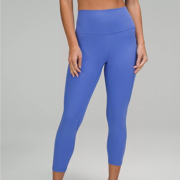 lululemon Align™ HR Crop 23" *Pockets WLIN 
Color: Wild Indigo
Size: 6 - Picture 3 of 9